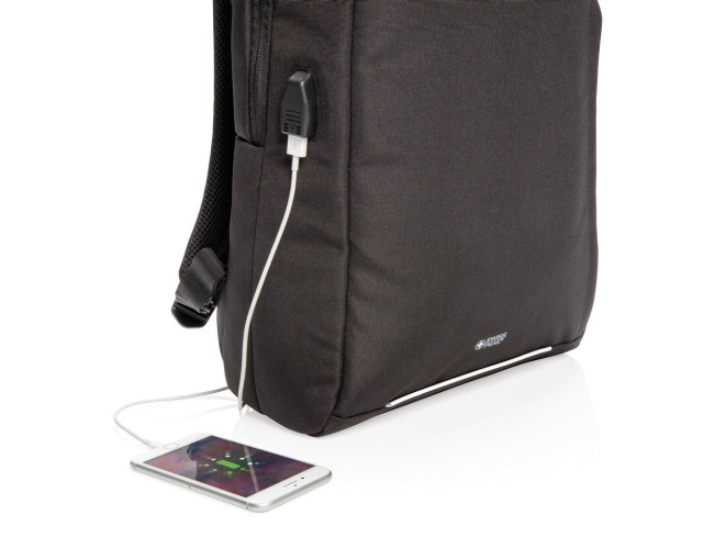Plecak na laptopa Swiss Peak AWARE™, ochrona RFID z logo firmy w LazyStore!