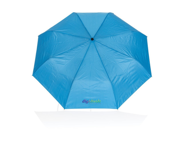 Mały parasol automatyczny 21" Impact AWARE™ RPET z logo firmy w LazyStore!