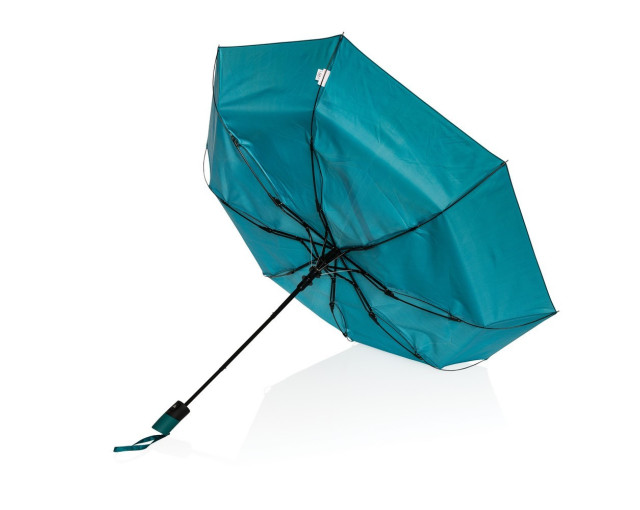 Mały parasol automatyczny 21" Impact AWARE™ RPET z logo firmy w LazyStore!