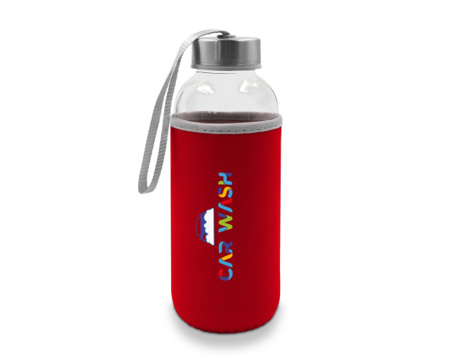Butelka sportowa 420 ml z logo firmy w LazyStore!