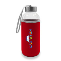 Butelka sportowa 420 ml z logo firmy w LazyStore!
