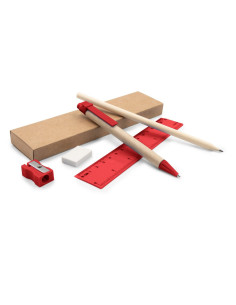 Zestaw szkolny, piórnik z logo firmy w LazyStore!