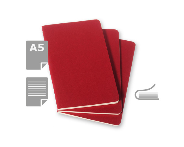 Zeszyt MOLESKINE Cahier Journal ok. A5 z logo firmy w LazyStore!