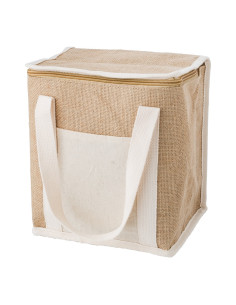 Torba termoizolacyjna z juty z logo firmy w LazyStore!