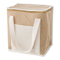 Torba termoizolacyjna z juty z logo firmy w LazyStore!