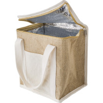 Torba termoizolacyjna z juty z logo firmy w LazyStore!