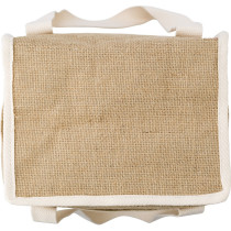 Torba termoizolacyjna z juty z logo firmy w LazyStore!