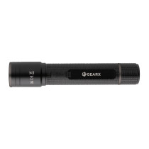 Kieszonkowa latarka Gear X, ładowana przez USB, aluminium z recyklingu z logo firmy w LazyStore!