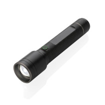 Latarka Gear X, ładowana przez USB, aluminium z recyklingu z logo firmy w LazyStore!