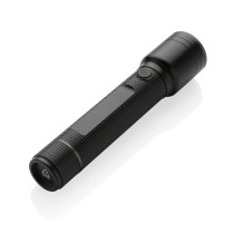 Latarka Gear X, ładowana przez USB, aluminium z recyklingu z logo firmy w LazyStore!