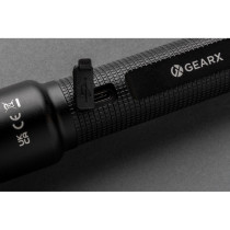 Latarka Gear X, ładowana przez USB, aluminium z recyklingu z logo firmy w LazyStore!