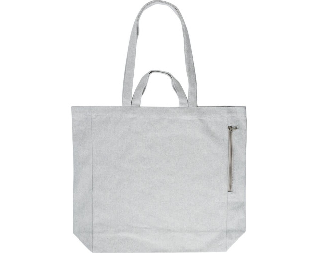 Torba na zakupy z bawełny z recyklingu z logo firmy w LazyStore!