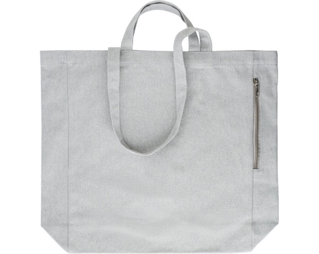 Torba na zakupy z bawełny z recyklingu z logo firmy w LazyStore!