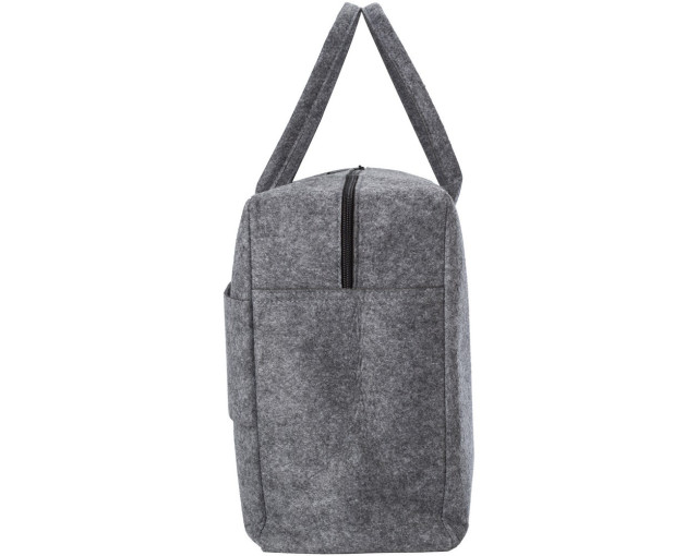 Torba sportowa, podróżna z filcu RPET z logo firmy w LazyStore!