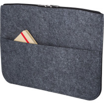 Teczka na dokumenty z filcu RPET, etui na laptopa 14" z logo firmy w LazyStore!