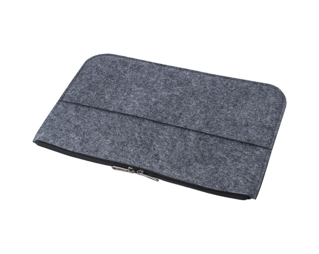 Teczka na dokumenty z filcu RPET, etui na laptopa 14" z logo firmy w LazyStore!