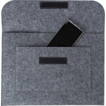 Teczka na dokumenty z filcu RPET z logo firmy w LazyStore!