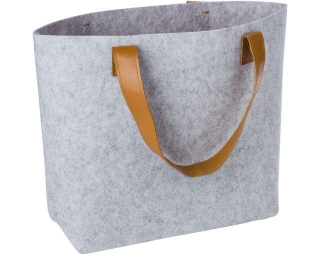 Torba na zakupy z filcu RPET z logo firmy w LazyStore!
