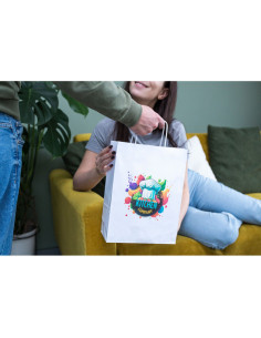 Torba papierowa A4 | Dialla B z logo firmy w LazyStore!