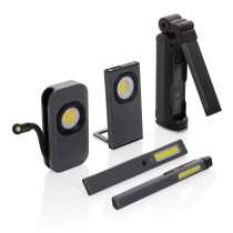 Lampka warsztatowa COB Gear X, ładowana przez USB z logo firmy w LazyStore!