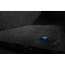 Dalmierz laserowy 30m Gear X, aluminium z recyklingu z logo firmy w LazyStore!
