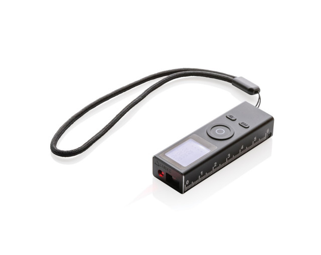Dalmierz laserowy 30m Gear X, aluminium z recyklingu z logo firmy w LazyStore!