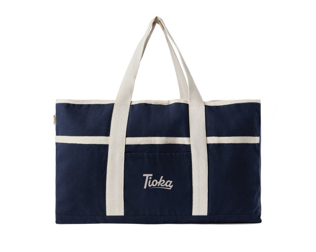Torba plażowa VINGA Volonne AWARE™, płótno z recyklingu z logo firmy w LazyStore!