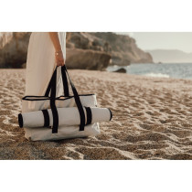 Torba plażowa VINGA Volonne AWARE™, płótno z recyklingu z logo firmy w LazyStore!