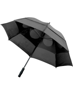 Wiatroodporny parasol manualny z logo firmy w LazyStore!