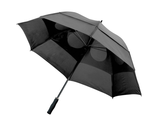 Wiatroodporny parasol manualny z logo firmy w LazyStore!