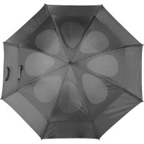 Wiatroodporny parasol manualny z logo firmy w LazyStore!