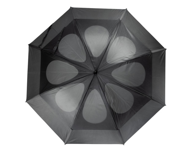 Wiatroodporny parasol manualny z logo firmy w LazyStore!