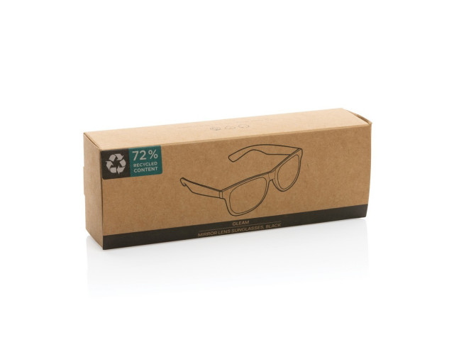 Okulary przeciwsłoneczne, PC z recyklingu z logo firmy w LazyStore!