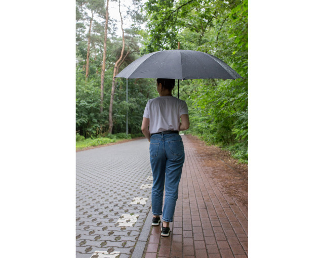 Parasol manualny RPET | Keelan z logo firmy w LazyStore!