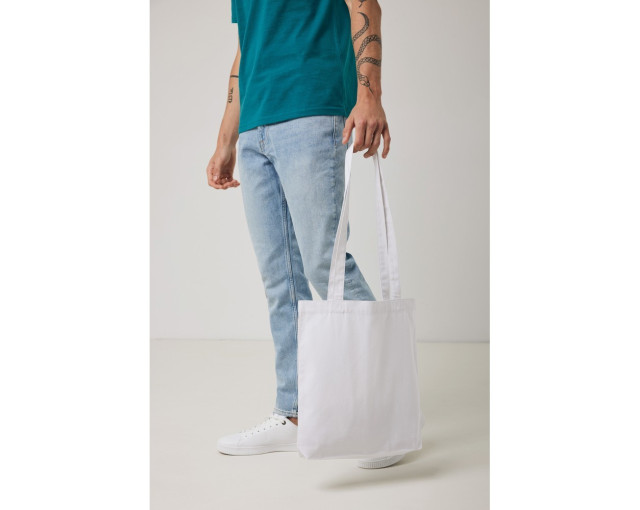 Torba z bawełny z recyklingu Impact AWARE™ z logo firmy w LazyStore!