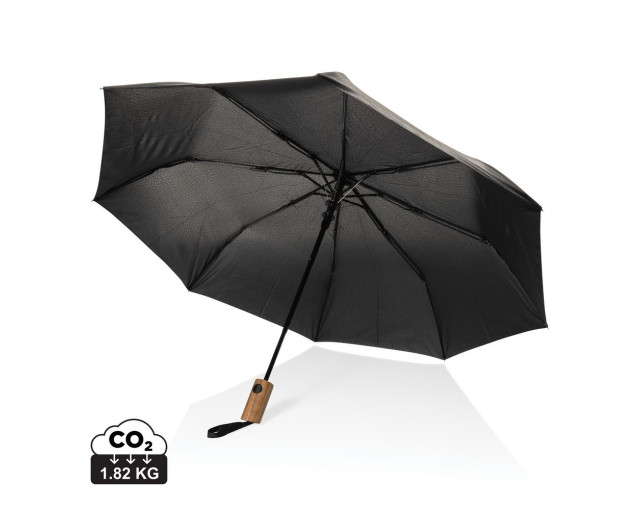 Mały parasol automatyczny 21" Kaycey AWARE™ RPET z logo firmy w LazyStore!