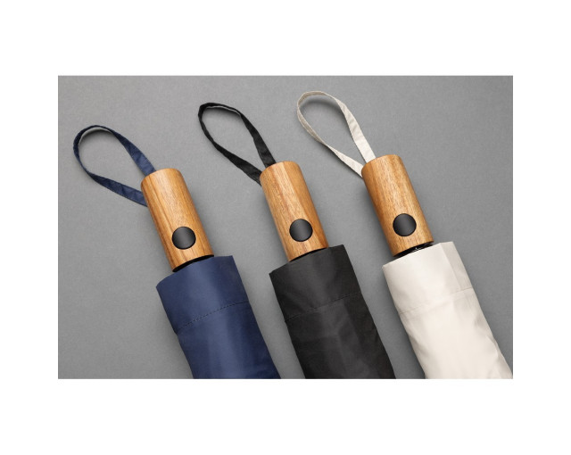 Mały parasol automatyczny 21" Kaycey AWARE™ RPET z logo firmy w LazyStore!