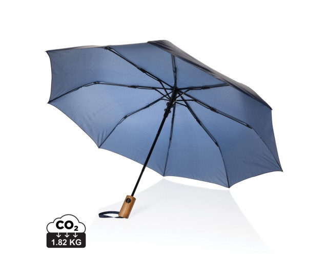 Mały parasol automatyczny 21" Kaycey AWARE™ RPET z logo firmy w LazyStore!