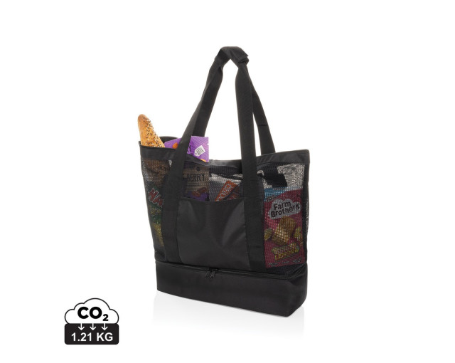 Torba plażowa, na zakupy, torba termoizolacyjna AWARE™ RPET z logo firmy w LazyStore!