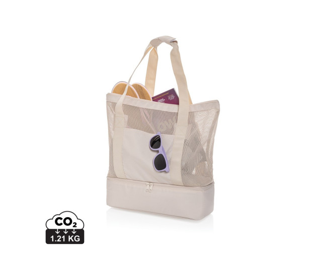 Torba plażowa, na zakupy, torba termoizolacyjna AWARE™ RPET z logo firmy w LazyStore!