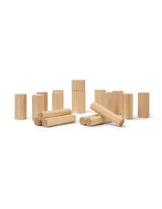 Gra zręcznościowa VINGA Kubb z logo firmy w LazyStore!