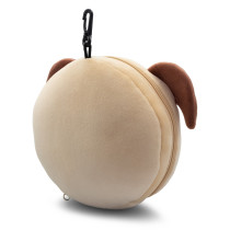Pluszowy pies, zagłówek podróżny, maska na oczy | Atta z logo firmy w LazyStore!