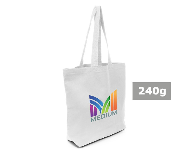 Torba bawełniana na zakupy | Ornell z logo firmy w LazyStore!