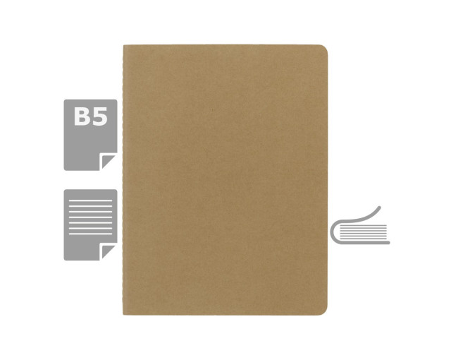 Zeszyt MOLESKINE Cahier Journal ok. B5 z logo firmy w LazyStore!