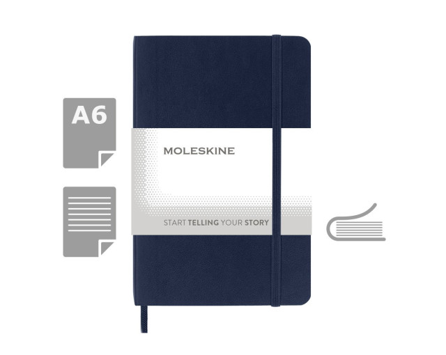 MOLESKINE Notatnik ok. A6 z logo firmy w LazyStore!