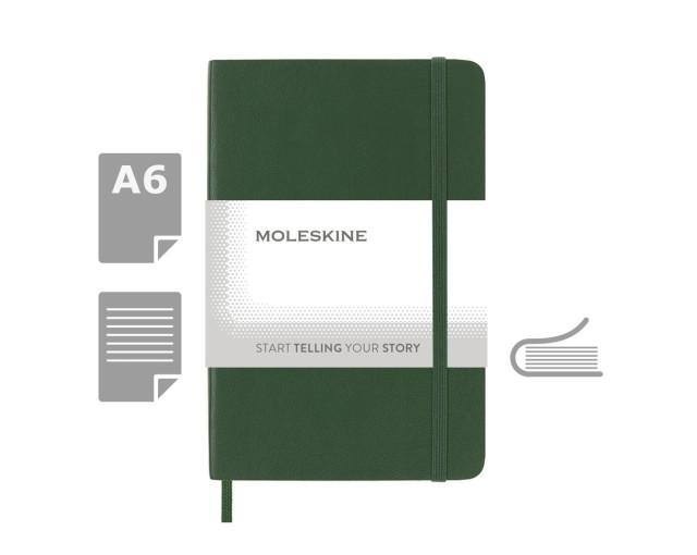 MOLESKINE Notatnik ok. A6 z logo firmy w LazyStore!