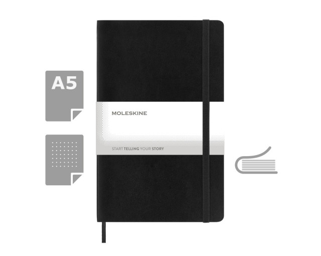 MOLESKINE Notatnik ok. A5 z logo firmy w LazyStore!