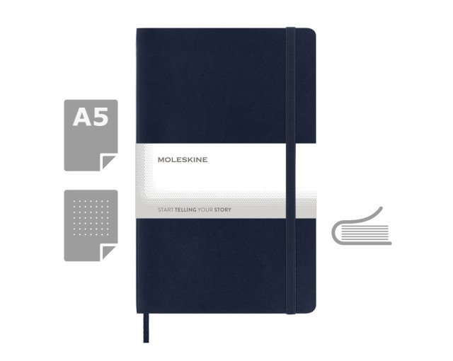 MOLESKINE Notatnik ok. A5 z logo firmy w LazyStore!