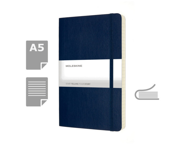 MOLESKINE EXPANDED Notatnik ok. A5 z logo firmy w LazyStore!