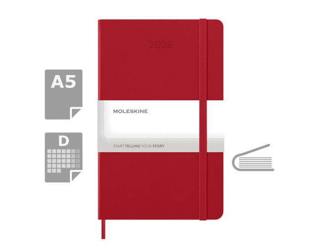 Kalendarz MOLESKINE z logo firmy w LazyStore!